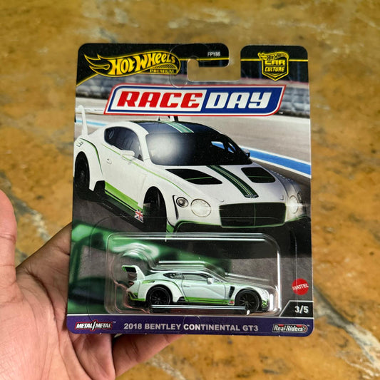 Hot Wheels 1/64 2018 Bentley Continental GT3 Raceday